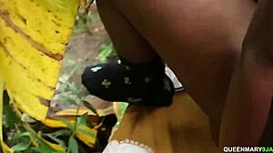 Hot Neighbor Craves Doggy Fuck