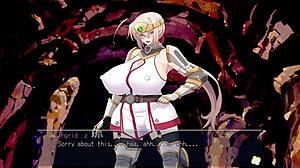 horny heroine ingrid episode 2 teases her huge tits in anime hentai game