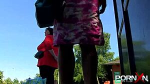 redhead ebony goddess pissing outdoors