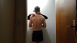 Cameras catch friends hooking up in hallway after gym