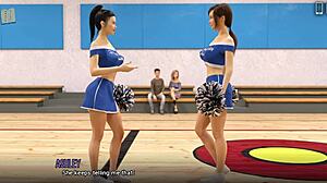 3D animated university life with ecchi undertones