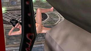 Animated 3D Cartoon Porn Video of Beautiful Indian Girl Fingering Pussy and Masturbating with Cucumber