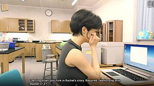 3D animated university life with ecchi undertones