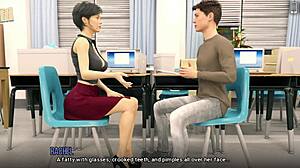 3D animated university life with ecchi undertones