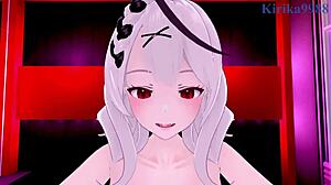 Sakamata Chloe and Takane Lui having intense sex.