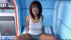 Wanna join us for a bisexual threesome in space with huge tits?