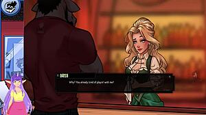 Uncensored Porn and Cards Part 2 with Brunette Hentai