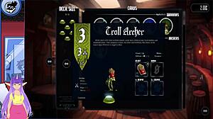 Uncensored Porn and Cards Part 2 with Brunette Hentai