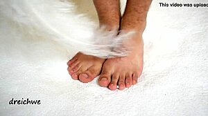 big feet of man in high definition fetish 😍