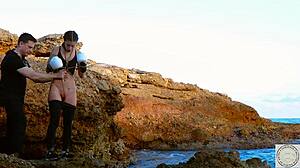 Boxer Tied Up and Spanked Before Rimming Dom by Balearic Sea. Real Warrior Domination Session Begins with Mythology Themes.