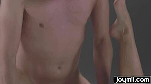 Wild blonde perfection in nuru massage banging