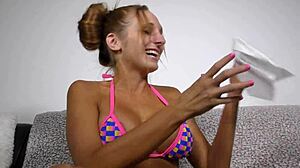 Tylee's first experience with big tits and bikini fetish