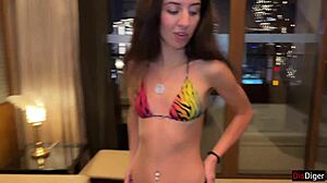 crazy black stepdaughter horny skinny small tits interracial