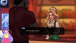 Uncensored Porn and Cards Part 2 with Brunette Hentai