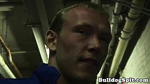 Hunky Dom Assfucking British Stud in Tight Doggystyle Action