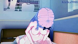 Kaguya Shinomiya and Chika Fujiwara in wild sex with Miyuki Shirogane