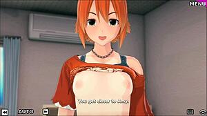 3D animated schoolgirl Amy gets her first taste of group sex
