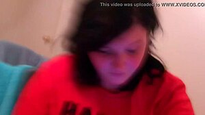 Big Dick DJ in action, stroking off to pleasure