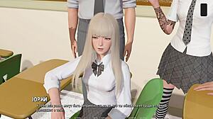 Ripples part 9 delivers raw college blonde action with torn clothes.