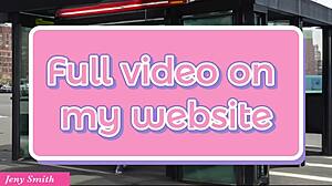 Teasing masturbation on the way home - care to watch her play?