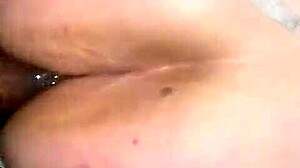 Amateur couple fucks at 9am, cum covered and sloppy