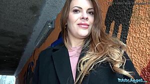 I film a Russian agent fucking a shaved pussy for cash.