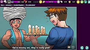 Gay harem in a medieval setting in the fourth installment