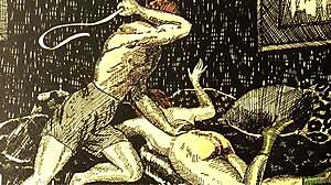 Vintage Retro Erotic Drawings Featuring Antique Comic Anime Hentai in Intriguing Styles