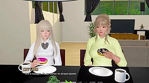 Ripples part 9 delivers raw college blonde action with torn clothes.