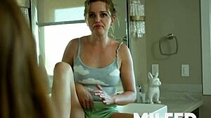 Stepmom's kitchen solo turns into naughty MILF hentai scene