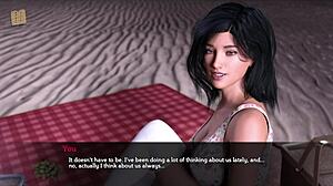 Freeloading Stepfamily 150: Brunette's Big Tits And Ass In 3D Action