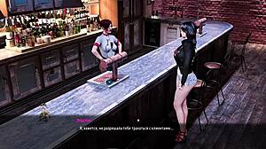 Big-boobed anime girl gets bound and fucked in a 3D cartoon