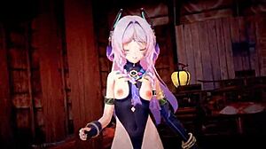 Genshin characters in wild hentai MMD action, wow! 😍