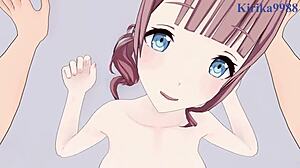 Haruka and Honami's Intense Creampie in Hentai POV Action