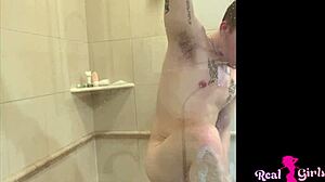 Gorgeous teen Megan Marx fucked hard in shower, oops!