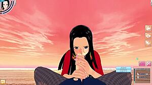 Boa Hancock POV action in 3D hentai game
