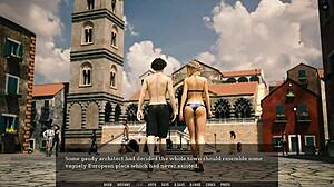Hot Sex After Boxing with Step-Cousin in 3D Cartoon.