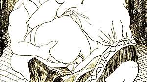 Vintage Retro Erotic Drawings Featuring Antique Comic Anime Hentai in Intriguing Styles