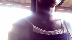 Crazy Bitch Searches Supermarket For Lighter To Smoke.