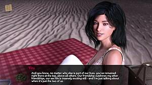 Freeloading Stepfamily 150: Brunette's Big Tits And Ass In 3D Action