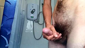 hey, that gay twink got caught jerking his big ass cock in the act