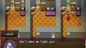 Harem girls compete in a ghostly blowjob contest