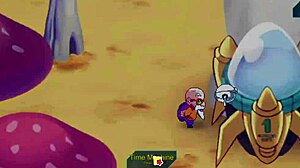 chi chi jerks roshi off in kame paradise 2 hentai