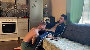 Gayanal action with a hot gay guy