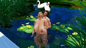 Sims 4 Parody: Two Commandments with Big Egyptian Tits in 3D?