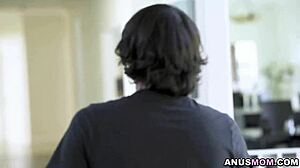 MILF stepmother Lilly James gets it hard in both holes