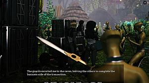 3D animated game with big-titted alien ready to play