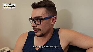 Older man gives rough oral sex to a big cock