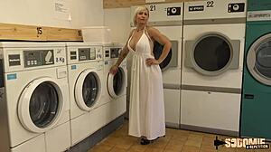 Kim milf with big tits bangs two young guys