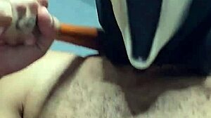 Halloween Fun with Big Cock and Plenty of Cum for Twink